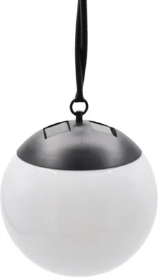 Obrázok produktu pre 20 cm solárna guľová závesná LED lampa