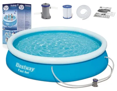 Obrázok produktu pre Bestway Fast Set 57274, 5377 L, Nafukovací bazén, Modrá, 15 kg