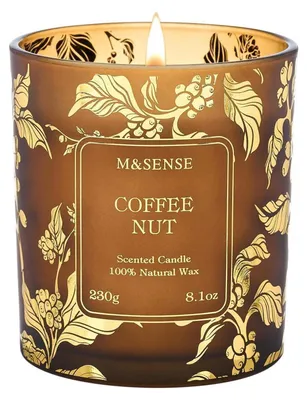 Image de Bougie parfumée, arôme café-noisette