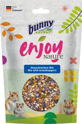 Produktbild von Bunny Nature Nagersnack enjoy Nature Heuschrecken-Mix 40 g