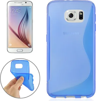 Produktbild von Handyhülle TPU-Schutzhülle für Samsung Galaxy S6 SM-G920F Blau