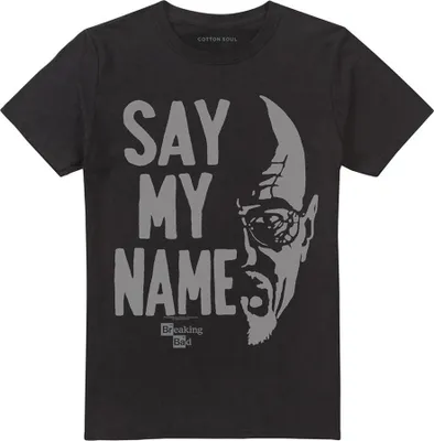 Produktbild von Breaking Bad - "Say My Name" T-Shirt für Herren/Damen Uni TV20877 (XXL) (Schwarz)
