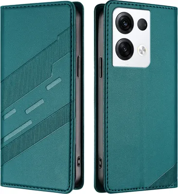 Obrázek produktu pro Pouzdro pro Oppo Reno8 Pro 5G,Polyuretankožené peněženkové pouzdro s přihrádkou na karty a funkcí stojánku Grün