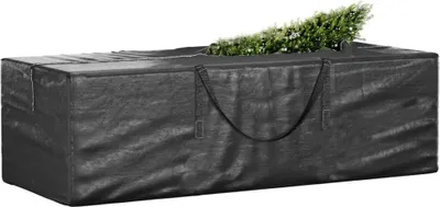 Produktbild von vidaXL Weihnachtsbaumtasche Schwarz 135x40x55 cm Polyethylen