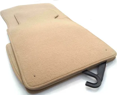 Produktbild von Fußmatten passend für 3er BMW E46 Velours Autoteppich Matten Innen, 4-teilig, Beige