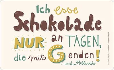 Produktbild von Frühstücksbrettchen Schokolade, Tage mit G, Frühstücksbrett Schneidebrettchen Vesperbrett Bretter