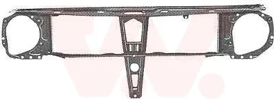 Produktbild von VAN WEZEL 5812668 Schlossträger Frontmaske für VW GOLF II (19E, 1G1) Vorne Frontverkleidung