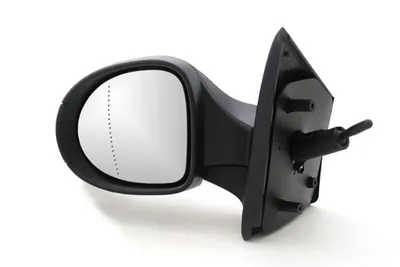 Produktbild von Außenspiegel passend für Renault Twingo II 03/2007-12/2011 Links schwarz 7701067332 7701067336 8200634550 Johns