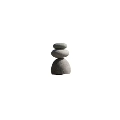 Produktbild von Schönes Steinmännchen 3 Steine zur Dekoration, aus Naturstein Neu Frostfest Witterungsbeständig, Beach Pebbles zur Gartengestaltung V-710000