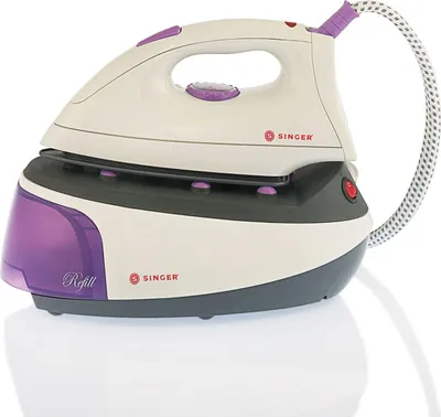 Obrázok produktu pre SINGER SHG 2627, 850 W, Keramická žehliaca plocha, 0,8 L, Šedá, Purpurová, Biela, 1350 W, Oddeliteľný