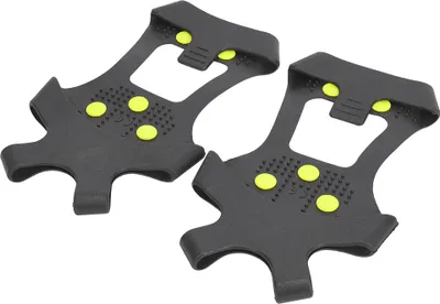 Produktbild von 1 Paar Schneeketten, Eisengriffe, 10 Stahlzähne, rutschfest, Größe L (39-42), für Wandern, Bergsteigen, Outdoor, Schuhe