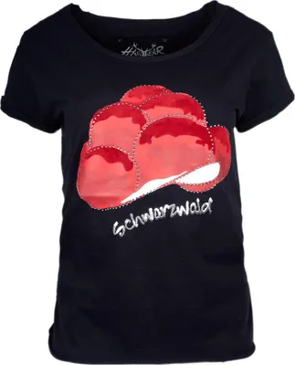 Produktbild von T-Shirt Schwarzwald Engel schwarz L