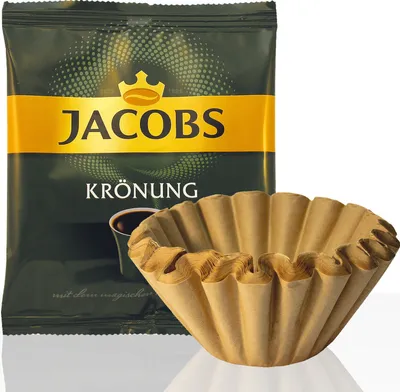 Produktbild von Jacobs Krönung Klassisch 42 x 60g Kaffee gemahlen + 50 Korbfilter, Servicepaket