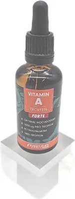 Produktbild von Vitamin A Tropfen Nahrungsergänzung Gesund 1000 Mikrogramm pro Tropfen 1800 Tropfen Konzentration