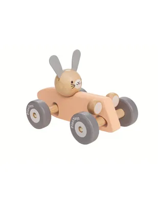 Produktbild von PlanToys Holzspielzeug Hasen-Rennwagen