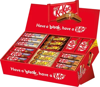 Produktbild von Nestlé Sortimentskarton KitKat & Lion 68 Riegel 2800g