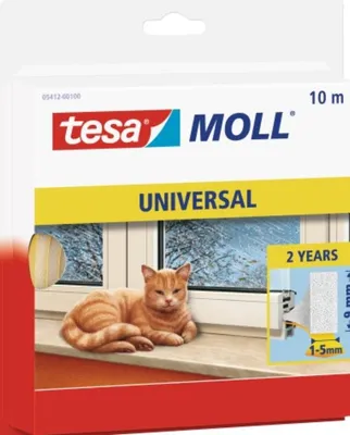 Immagine prodotto di Guarnizione in schiuma Tesa Moll 10 m di nastro sigillante per porte e finestre