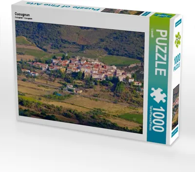 Produktbild von CALVENDO Puzzle Cucugnan 1000 Teile Puzzle quer | 1000 Teile Lege-Größe 64x48cm Foto-Puzzle für glückliche Stunden
