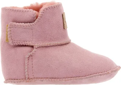 Produktbild von Vanuba - Kinder Hausschuhe Kiko Moderne Pantoffeln Natur Wolle K001 Rosa, Größe 18 EU