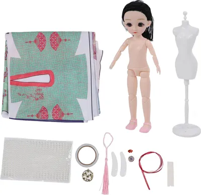 Productafbeelding van Kleding voor poppen, speelgoed, 30 cm, Tang-dynastie - naaipakket, geschikt als cadeau, bevordert de ontwikkeling van jonge kinderen