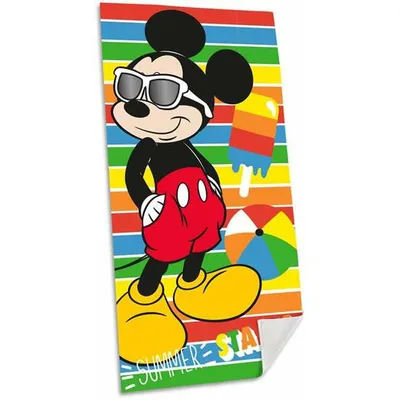 Zdjęcie produktu dla Disney Mickey Mouse Strandlaken 70x140 cm