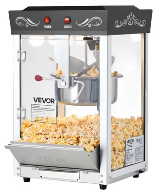 Zdjęcie produktu dla Profesjonalna Maszyna Do Popcornu Vevor 8 Oz 800W Czarny Stal Nierdzewna