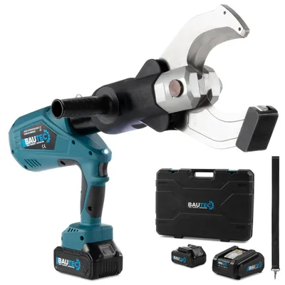Produktbild von BAUTEC Akku-hydraulischer-Kabelschneider für Cu/Al-Kabel bis ∅ 105mm » 140 kN » Set mit 2 Li-Ion-Akkus (18V / 5.0Ah)