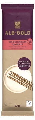 MAKARON (GRYCZANY) SPAGHETTI BEZGLUTENOWY BIO 500 g - ALB GOLD (ALB NATUR)