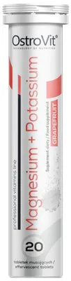 Immagine prodotto di OstroVit | Magnesio + Potassio + B6 | Pompelmo effervescente