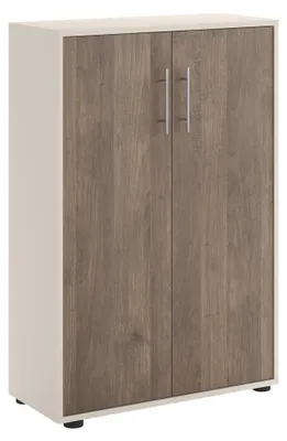 Produktbild von Parabita - Mehrzweckschrank 2 Türen, 79x118 cm Beige, 2 Regalböden
