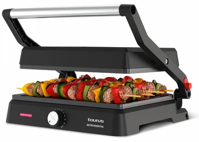 2-in-1 Grill & Backplatte 2600W, 29x23 cm, antihaftbeschichtet