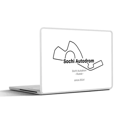 Produktbild von MuchoWow® Laptop Aufkleber Sticker Cover Sotschi - Formel 1 - Rennstrecke 32.5x23.5 cm - Sticker für Laptop - Selbstklebend