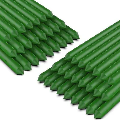 Produktbild von Famanu Pflanzenstützen für Garten und Gemüsebeet - 48 Stück - Ø 1,10 x 150 cm