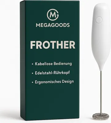Produktbild von Elektrischer Milchaufschäumer Handmixer Eierbesen Küchenhelfer DE.