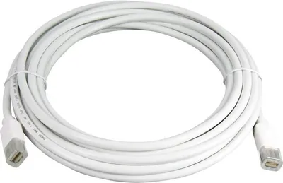 Produktbild von Dr. Bott® Mini DisplayPort Cable (m-m), weiß, 4,5 m