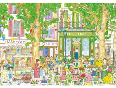 Obrázok produktu pre MAGNOLIA Puzzle Francúzska kaviareň 1000 dielikov