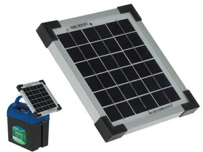 Zdjęcie produktu dla Kwadratowy panel słoneczny o mocy 4 W do ogrodzeń elektrycznych CORRAL
