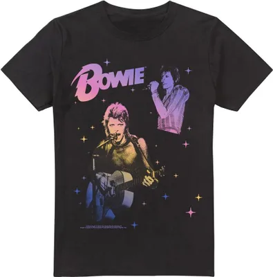 Produktbild von David Bowie - T-Shirt für Herren TV13398 (4XL) (Schwarz)