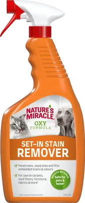 Zdjęcie produktu dla NATURE'S MIRACLE Set-in Oxy Stain & Odour Eliminator - Spray do czyszczenia i usuwania brudu - 709 ml