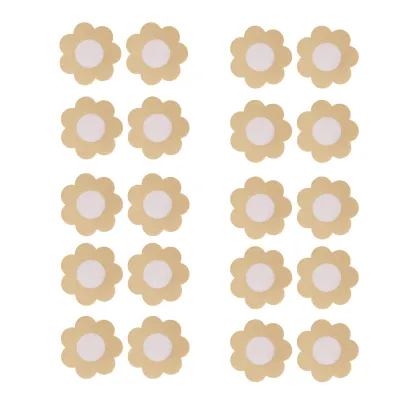 Immagine prodotto di 20 pezzi di mascherine monouso per il seno Beige chiaro Reggiseni adesivi Copricapezzoli traspiranti