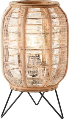Produktbild von BRILLIANT Tischleuchte Tanah braun IP20 E27 42 Watt g. f. Normallampe