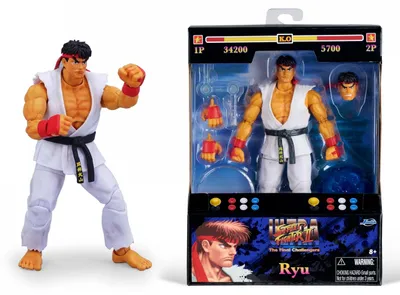 Obrázek produktu pro Jada - Street Fighters - RYU - 15 cm vysoká pohyblivá figurka - od 8 let