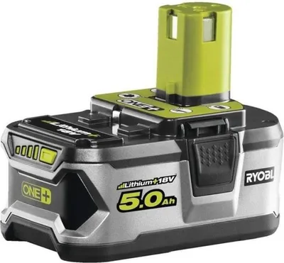 Image de Batterie Lithium+ 18V ONE+ RYOBI, 5,0 Ah, RB18L50, Compatible ONE+
