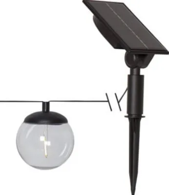 Produktbild von Star Trading 482-16, Leichte Dekorationskette, Schwarz, Polyvinylchlorid (PVC), Ambiente, Ausrichtung, Universal, Flexibel