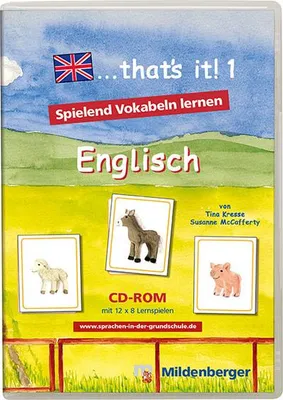 Produktbild von that's it!, 1 CD-ROM.Tl.1,CD-ROM: Spielend Vokabeln lernen. Englisch. Mit 12 x 8 Lernspielen. Einzellizenz