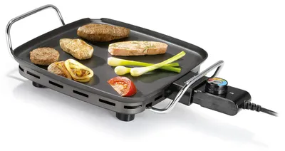 Produktbild von Princess 102210 Table Chef Mini Classic, Arbeitsplatte, Aluminium, Schwarz, Aluminium, 280 x 280 mm, 2 Person(en)