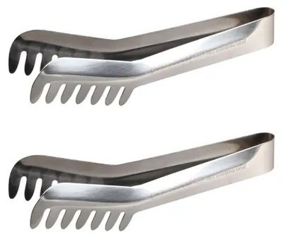 Image de Ensemble de 2 Pinces à spaghettis, de cuisine en Acier inoxydable 19 cm Fackelmann
