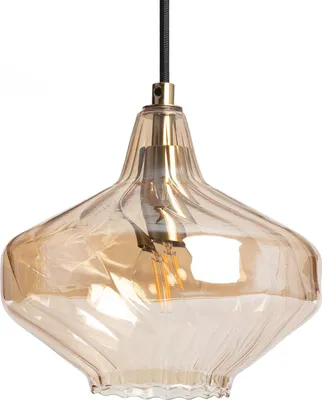 Produktbild von Pendelleuchte Glas Blas Bernstein
