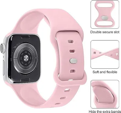 Obrázok produktu pre 3 remienky na hodinky kompatibilné s Apple Watch 42/44/45/49 SE/9/8/7/6/5/4/3/2, dostupné v rôznych farbách