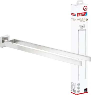 Obrázek produktu pro tesa Exxclusiv Handtuchhalter zweiarmig inkl. Klebelösung